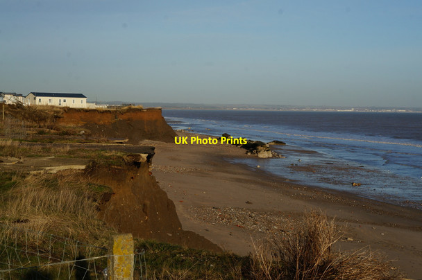Photo 6"x4" Coastal erosion at Skipsea Sands East End\/TA1757 c2013