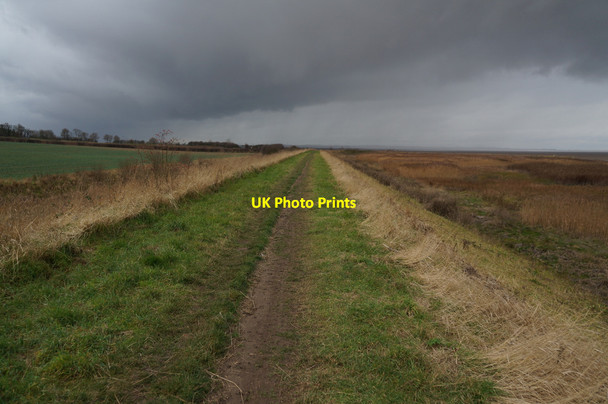 Photo 6"x4" Nev Cole Way towards South Ferriby Barton Waterside c2013