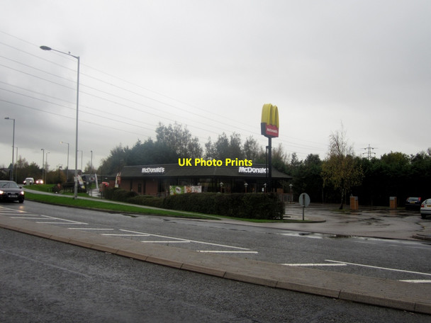 Photo 6"x4" Looking across Morecambe Road towards McDonald's Lancaster c2013