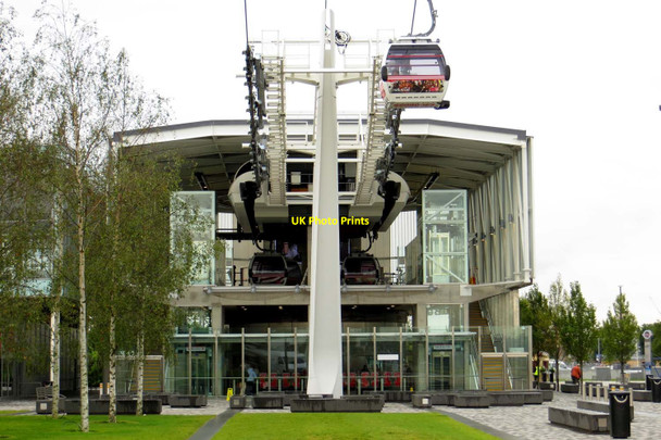 Photo 6"x4" The Emirates cable car terminal Greenwich\/TQ3977 c2013