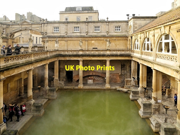 Photo 6"x4" The Roman Baths - The Great Bath Bath\/ST7464 c2013