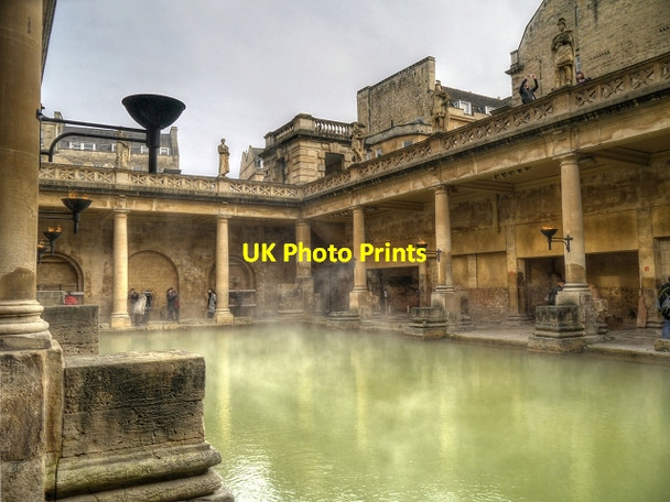 Photo 6"x4" The Roman Baths - The Great Bath Bath\/ST7464 c2013