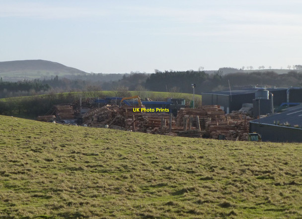 Photo 6"x4" Station Sawmills Wooperton c2013