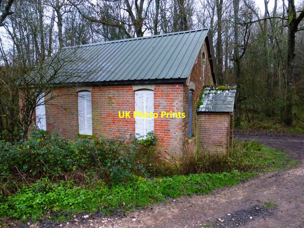 Photo 6"x4" Disused railway building Winslade\/SU6548 c2013