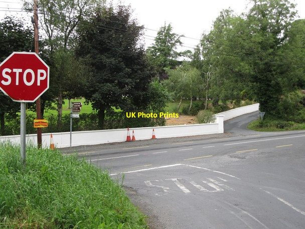 Photo 6"x4" Middle Road at its junction with the R191 Cootehill c2013