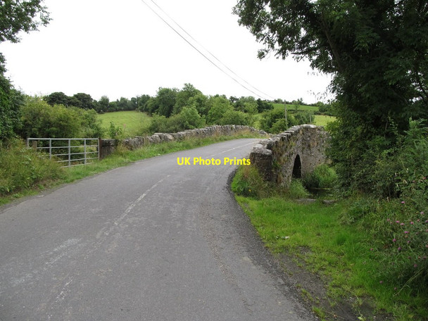 Photo 6"x4" The L2029 crossing the Annalee River at Scarvy Bridge Cootehill c2013