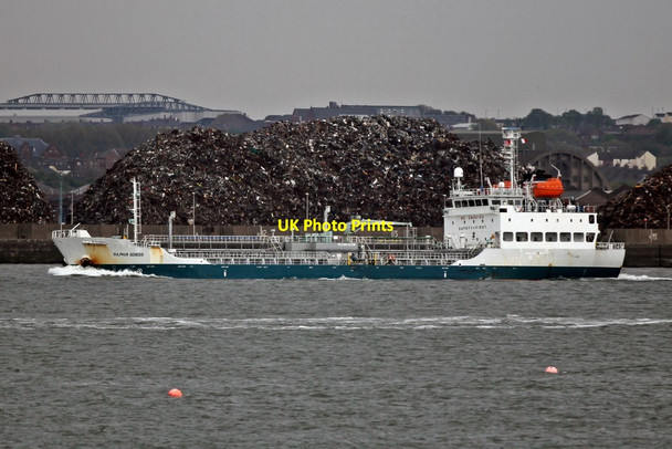 Photo 6"x4" Sulphur Genesis, River Mersey Bootle\/SJ3394 c2013