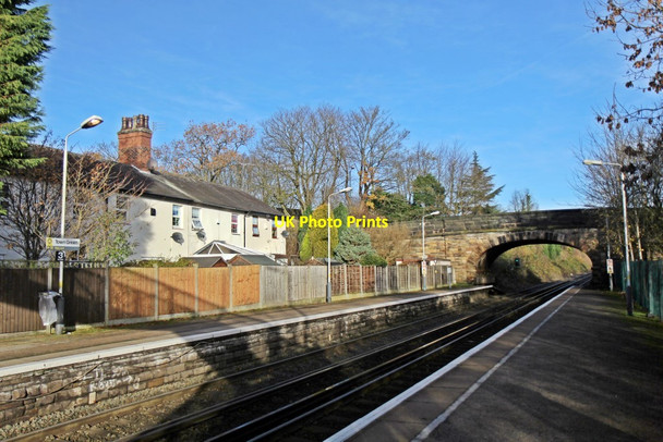 Photo 6"x4" Bold Lane road bridge, Town Green railway station Town Green\/SD4005 c2013