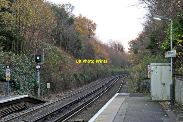 Photo 6"x4" End of platform, Aigburth railway station Aigburth c2013