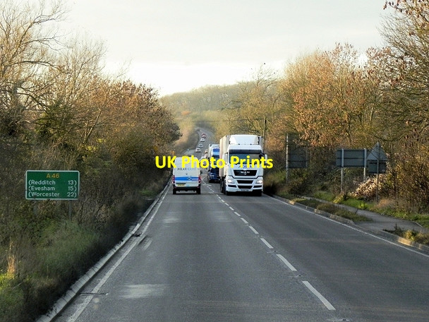 Photo 6"x4" A46, Alcester Road Stratford-upon-Avon c2013