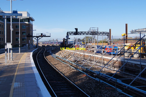 Photo 6"x4" Platform 3 is closed Reading c2013