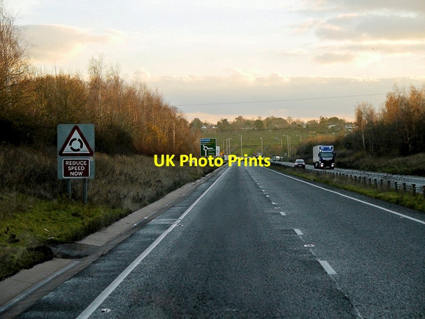 Photo 6"x4" A46 Southbound Twyford\/SP0446 c2013