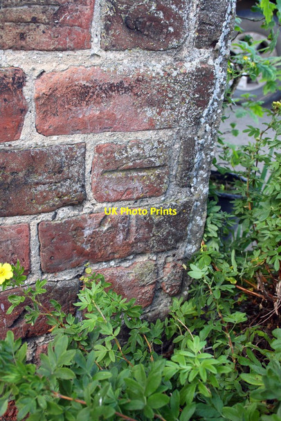 Photo 6"x4" Benchmark on house at Yafforth Hill Yafforth c2013