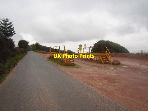 Photo 6"x4" Road leaving Lucklaw Hill Quarry Lucklawhill c2013