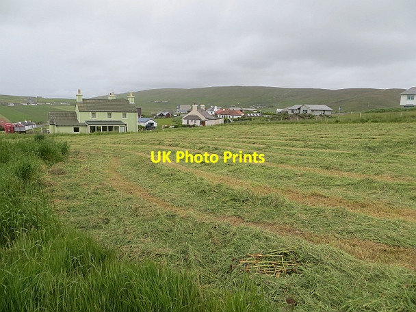 Photo 6"x4" Cut grass, Bigton Bigton c2013