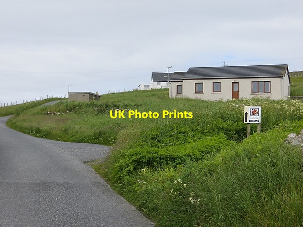 Photo 6"x4" The hill road out of Scousburgh Scousburgh c2013