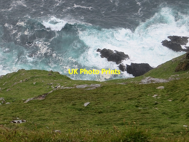 Photo 6"x4" Waves, Fitful Head Quendale c2013