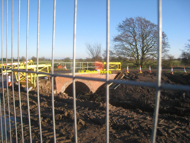 Photo 6"x4" Hallholme bridge is closed Church End\/TF4295 c2013