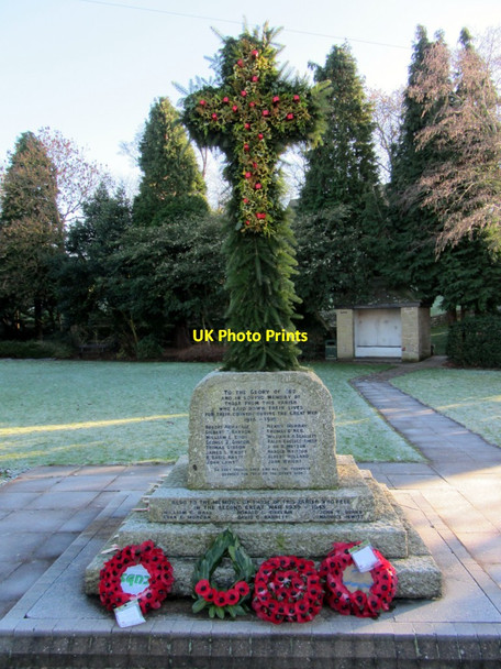 Photo 6"x4" War Memorial, Heddon on the Wall Ryton\/NZ1564 c2013
