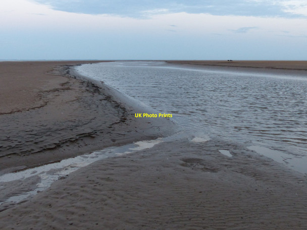 Photo 6"x4" Channel in the mudflats at Friskney Flats Friskney Flats c2013