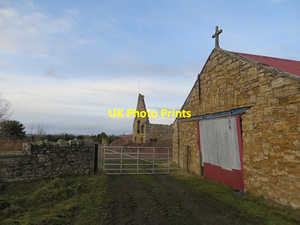 Photo 6"x4" Ruined  steading, Peaston Pathhead\/NT3964 c2013