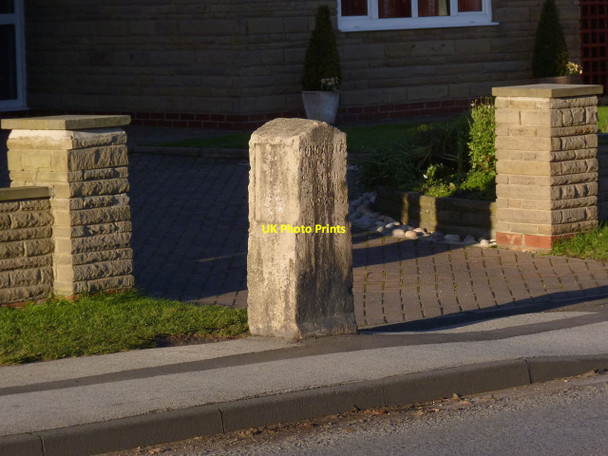 Photo 6"x4" Milestone on the A19 Doncaster Road, Brayton Selby c2013