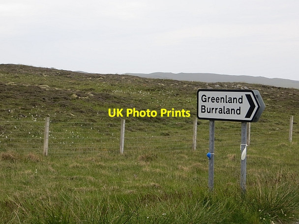 Photo 6"x4" Road junction near Walls Kirkidale c2013