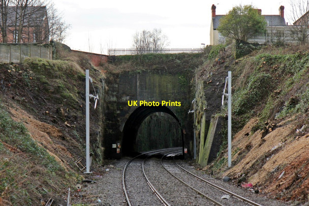 Photo 6"x4" Scholes Lane tunnel, Thatto Heath railway station St Helens\/SJ5095 c2013