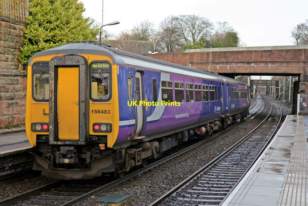 Photo 6"x4" Northern Rail Class 156, 156483, Thatto Heath railway station St Helens\/SJ5095 c2013
