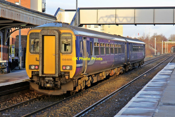 Photo 6"x4" Northern Rail Class 156, 156466, Prescot railway station Prescot c2013 P1