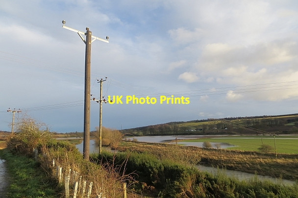 Photo 6"x4" New poles Ancrum c2013