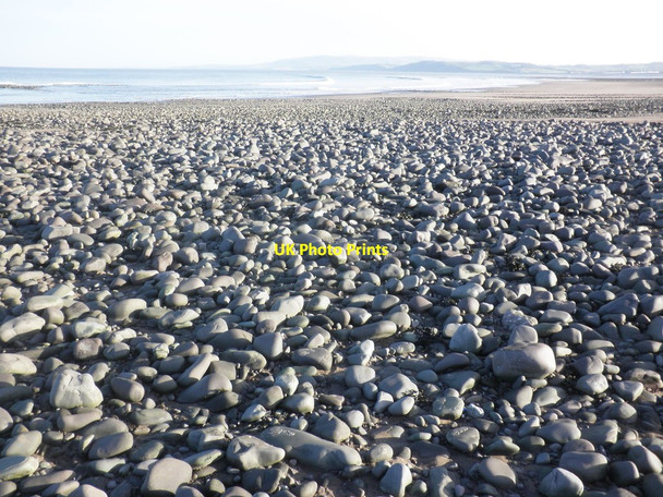 Photo 6"x4" Pebbles, on Dunster Beach Marsh Street c2013