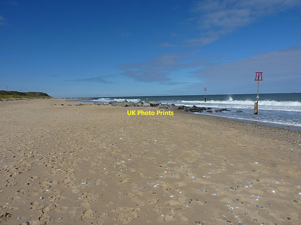 Photo 6"x4" Rock groynes at Caister-on-Sea Caister-on-Sea c2013