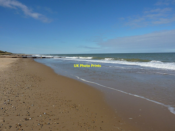 Photo 6"x4" Beach and groynes at Caister Caister-on-Sea c2013