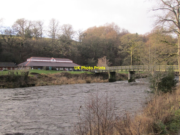 Photo 6"x4" River Wharfe and the Cavendish Pavilion Storiths c2014