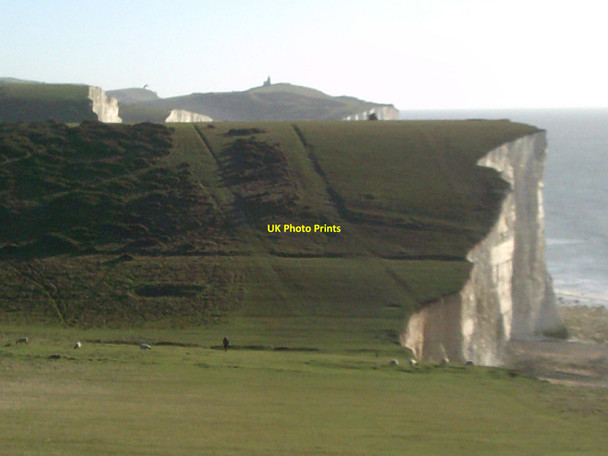 Photo 6"x4" Seven Sisters, view towards Beachy Head Birling Gap c2013