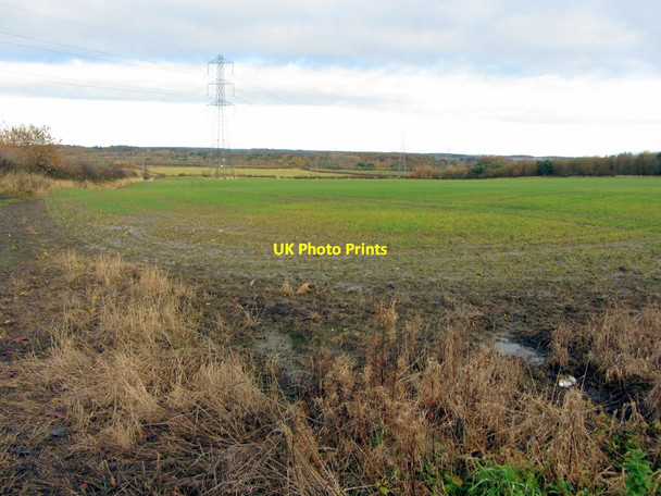 Photo 6"x4" Arable land north of Lowbiggin Kenton Bankfoot c2013