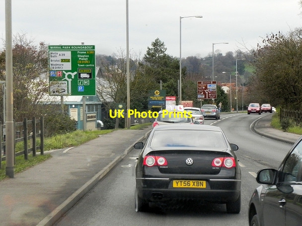 Photo 6"x4" Glastonbury, Street Road (A39) Glastonbury c2013