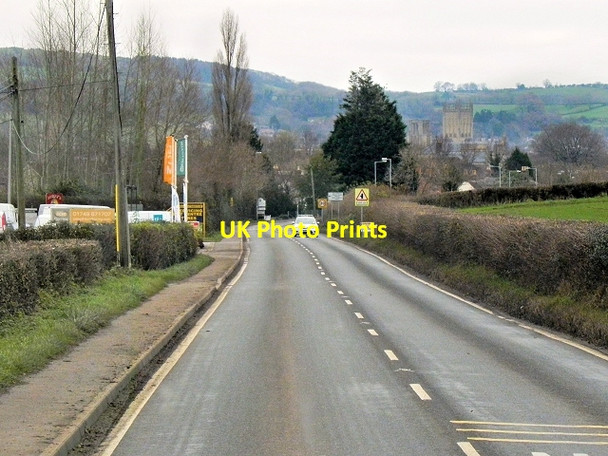Photo 6"x4" Glastonbury Road (A39) approaching Wells Wells c2013