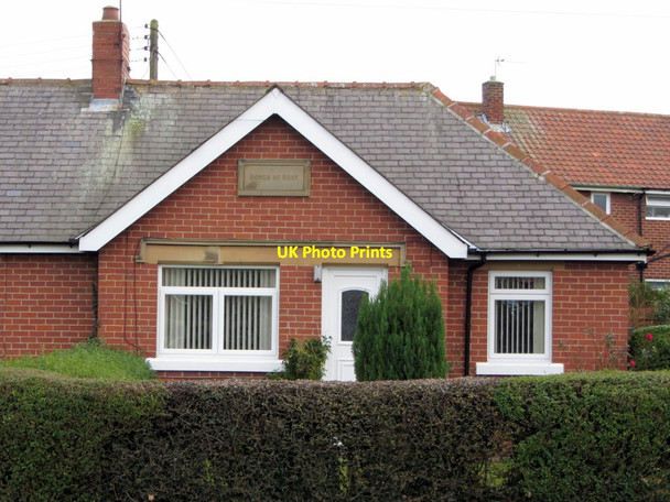 Photo 6"x4" Aged Miners' Homes, Hillhead Road, Westerhope North Walbottle c2013