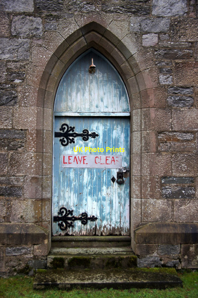 Photo 6"x4" Door on the derelict church at Cray Cray\/NO1463 c2013