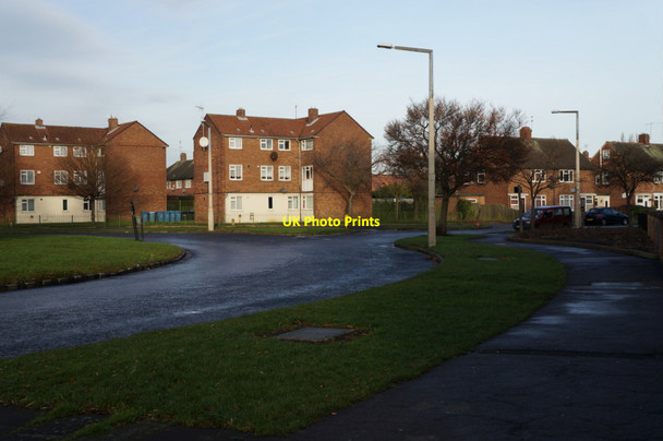Photo 6"x4" Council flats on Diadem Grove, Hull Ganstead c2013