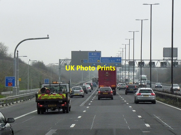Photo 6"x4" M4 Motorway, Bradley Stoke Bradley Stoke c2013