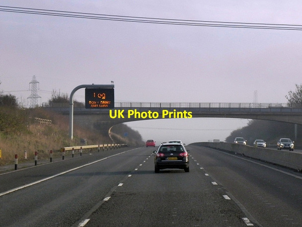 Photo 6"x4" M4 Motorway, Burbarrow Lane Bridge Codrington c2013