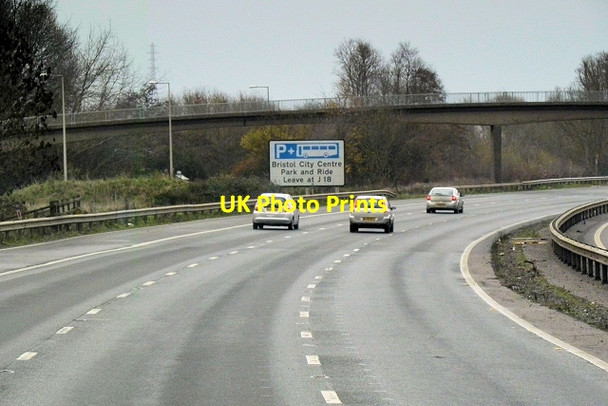 Photo 6"x4" Northbound M5, Portbury Portbury c2013