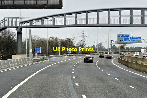 Photo 6"x4" Footbridge Across the M5 Motorway Over\/ST5882 c2013