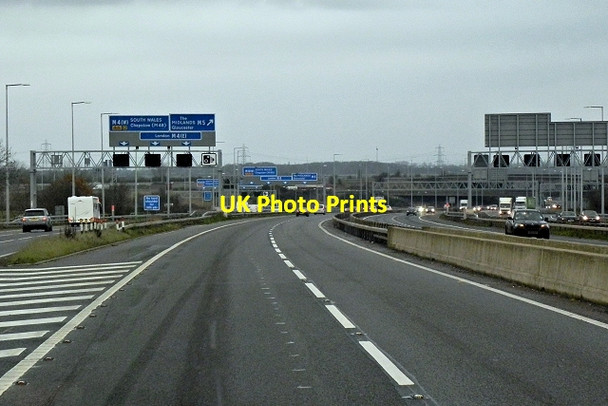 Photo 6"x4" M5 Junction 15 (Almondsbury Interchange) Almondsbury c2013