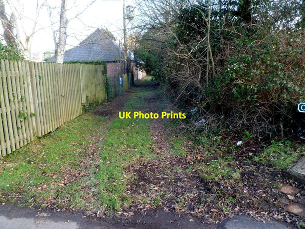 Photo 6"x4" Track along the southern perimeter fence of the Jubilee Maze in Symonds Yat West Great Doward c2012