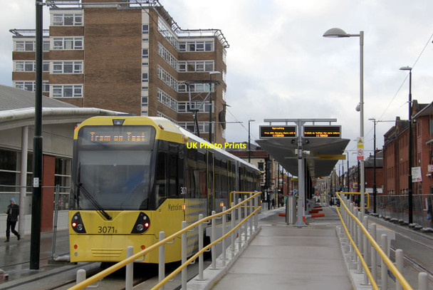 Photo 6"x4" Tram on Union Street, Oldham Oldham c2014 P1