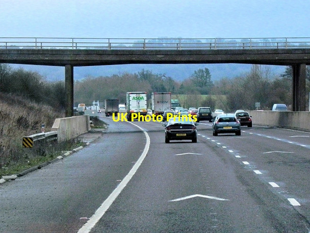 Photo 6"x4" Northbound M5, Naas Lane Bridge Brookthorpe c2013